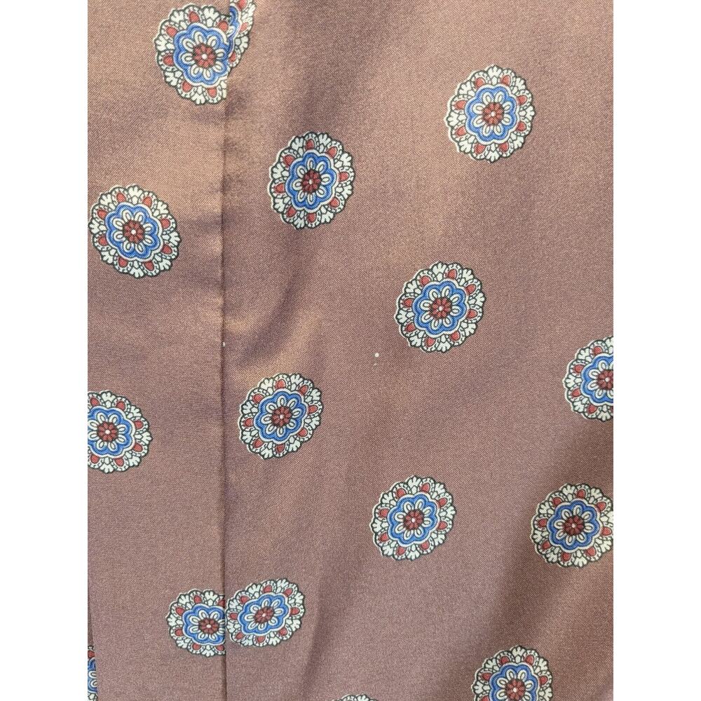 Christian Dior Monsieur Kimono Robe Adult One Size Made in USA Vintage Burgundy - Picture 6 of 6